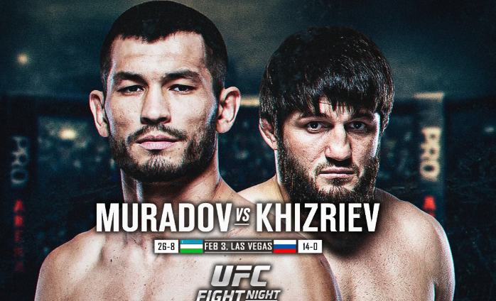 Makhmud Muradov, Gadzhimurad Khizriev, UFC Fight Night, Las Vegas, MMA, bojový zápas, UFC, 3. február, oktagon, bojovníci